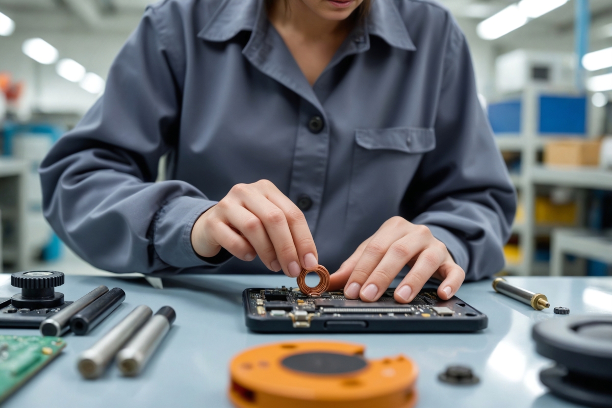 Exemplarische Darstellung des Aufbereitungsprozesses eines genutzten Produkts