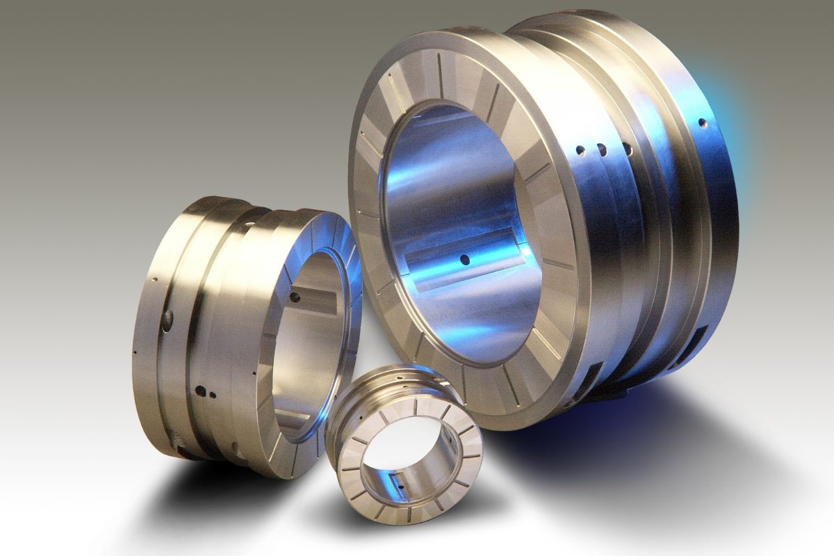 Radial-Axial-Gleitlager kommen in Antriebsmaschinen wie Gasturbinen und Großgetrieben zum Einsatz