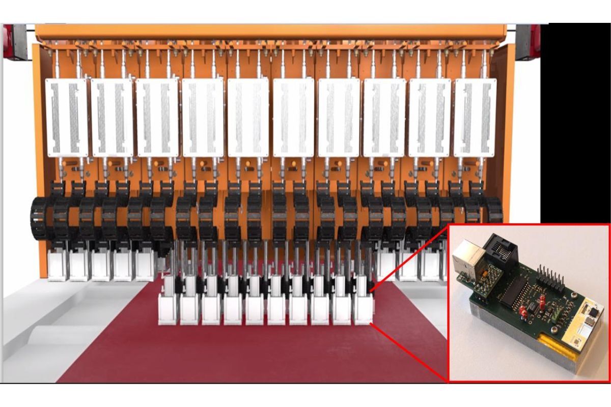 Modulares Multisensorkonzept zur Oberflächeninspektion, Ausschnitt: Beispiel für einen Radarsensor