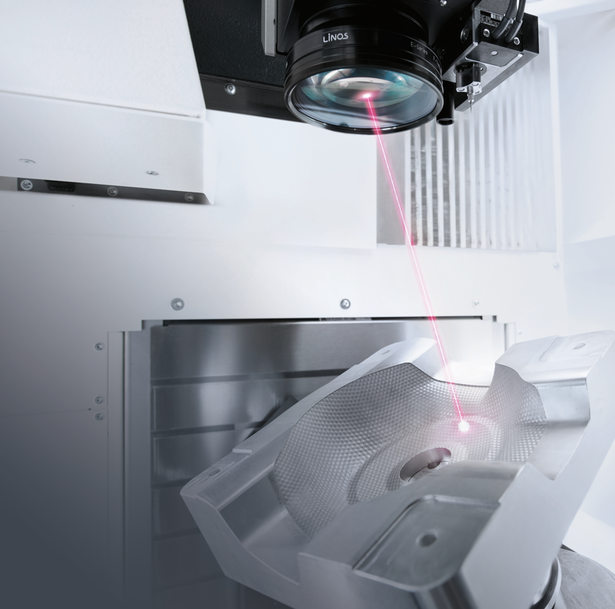 Lasermaschine und Laserabtrag zur Herstellung funktionaler Oberflächen