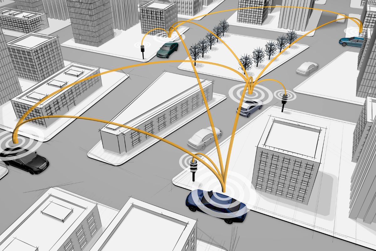 Car-to-X Kommunikation, als Beispiel eines Cyber-Physischen Systems