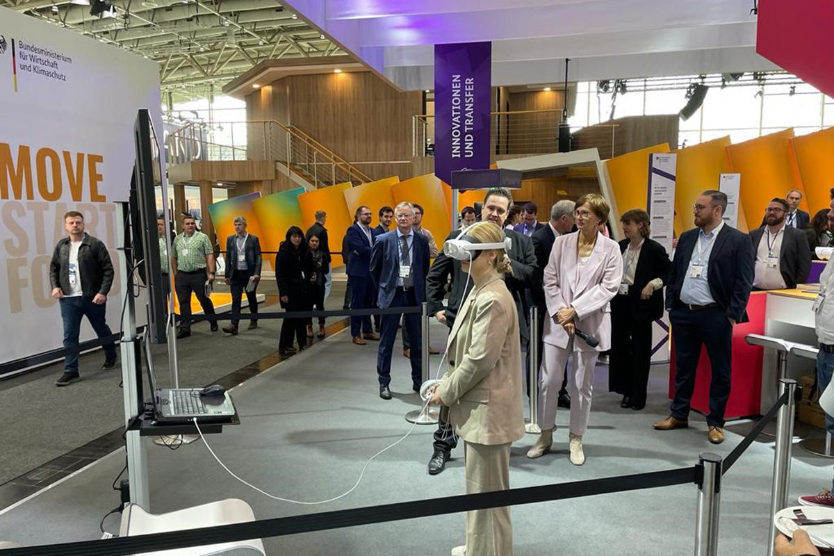 BMBF auf der Hannover Messe 2023 mit Ministerin Stark-Watzinger