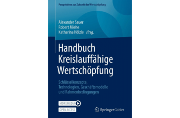 Titelseite des Handbuchs Kreislauffähige Wertschöpfung